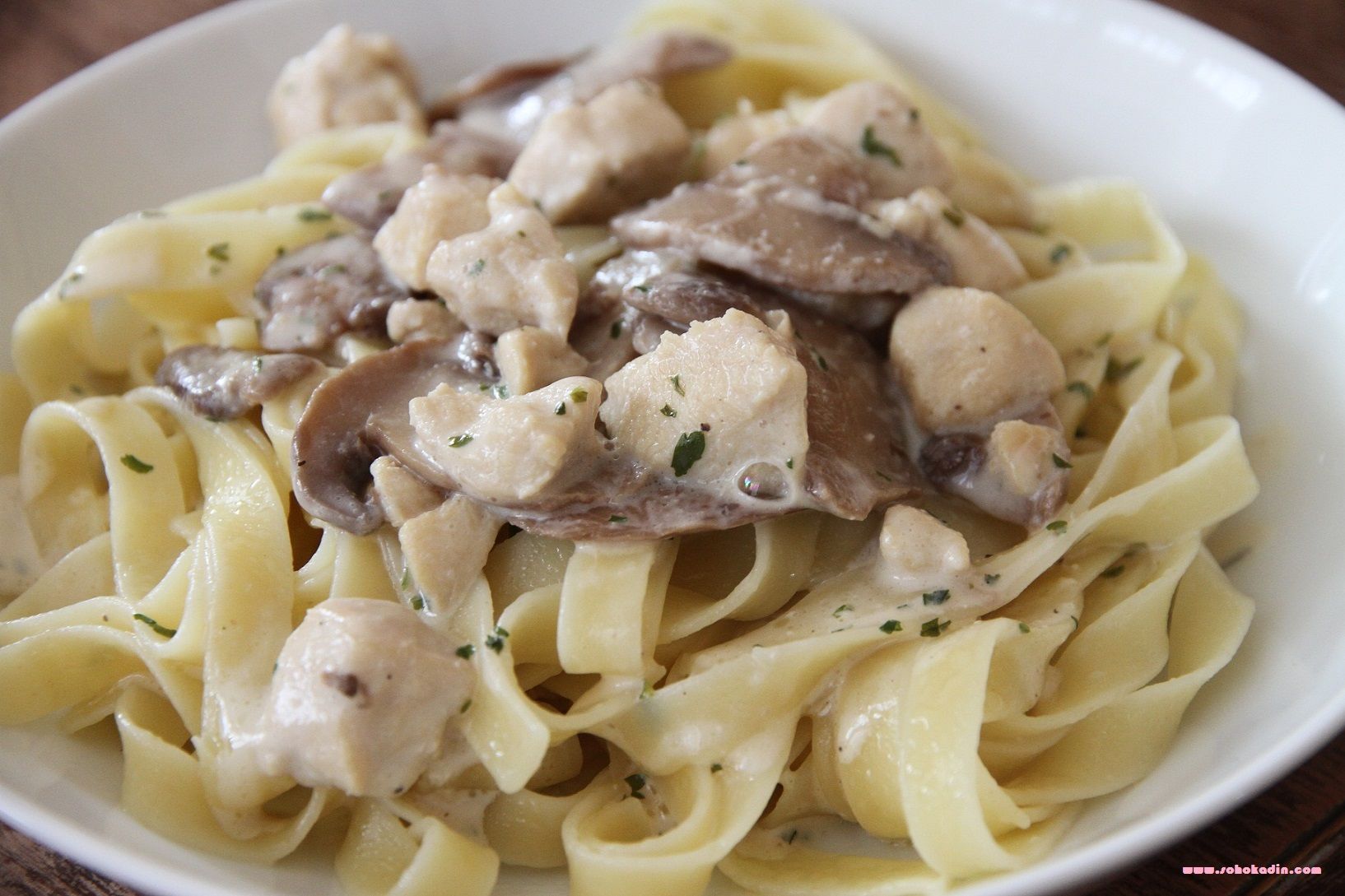 Mantarlı Fettuccini